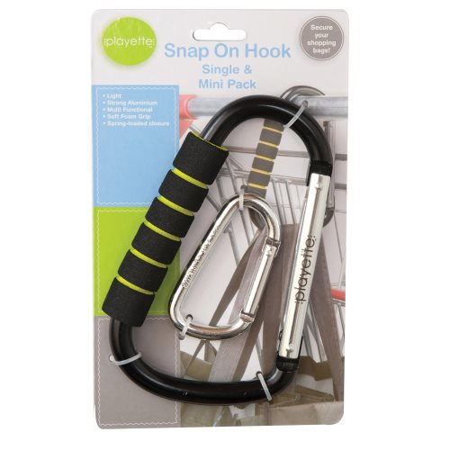 playette snap on hook stroller clip