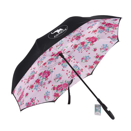 all4ella inside out umbrella pink floral