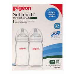 pigeon SofTouch 240ml Twin