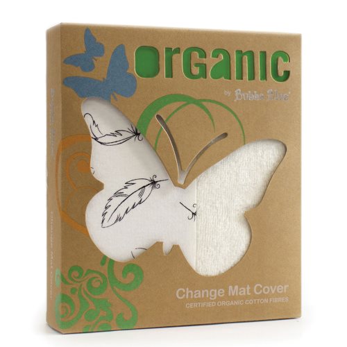 6 Organic Feathers change mat cover