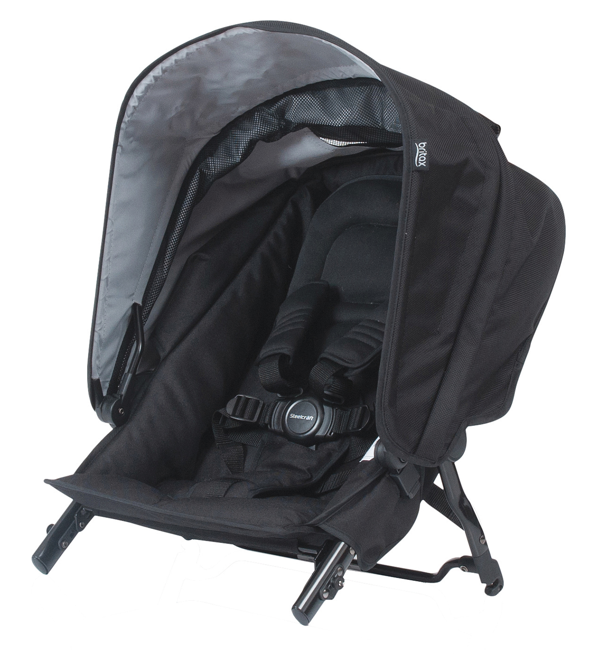 steelcraft strider compact second seat onyx