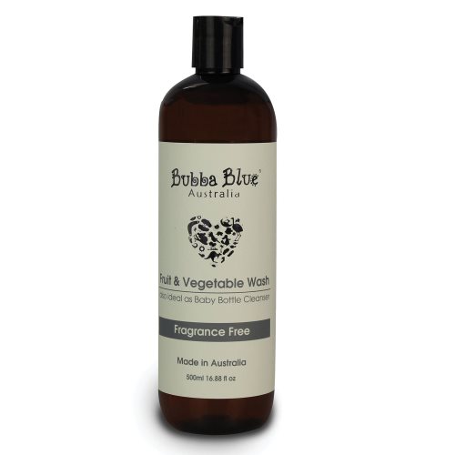 bubba blue fruit and vegetable wash fragrance free