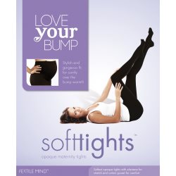 love your bump  soft tights black packaging