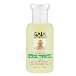 gaia natural baby massage oil 125ml