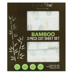 bubba blue Bamboo Leaf 3pc cot sheet set