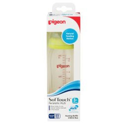 pigeon sofTouch 240ml glass  bottle
