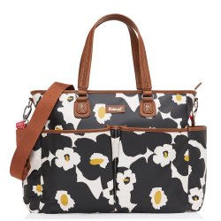 babymel bella floral print nappy bag