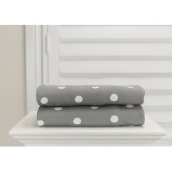 lil fraser fitted cot sheet grey polkadot2