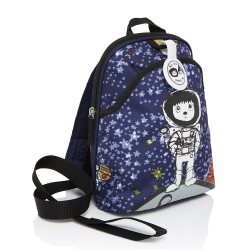 4 Mini Backpack Spaceman side with reins