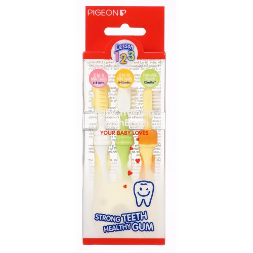 PIGEON Toothbrush Set 123 Pack copy