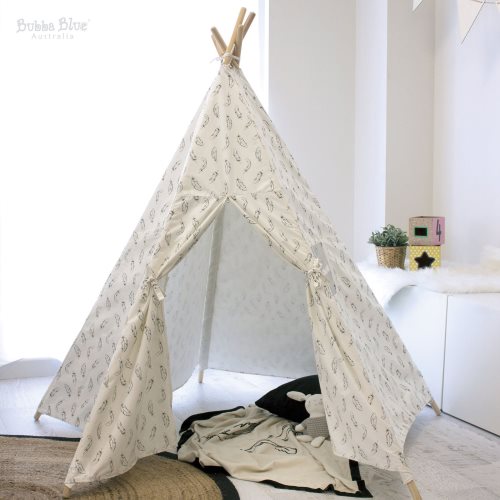 Feathers teepee tent