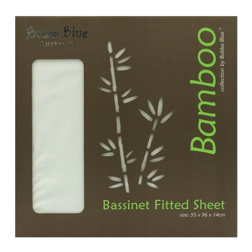 bubba blue bamboo bassinet fitted sheet