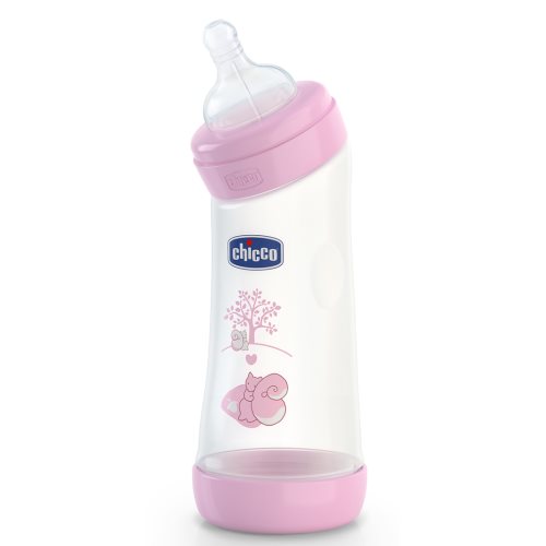 chicco Angled Bottle pink
