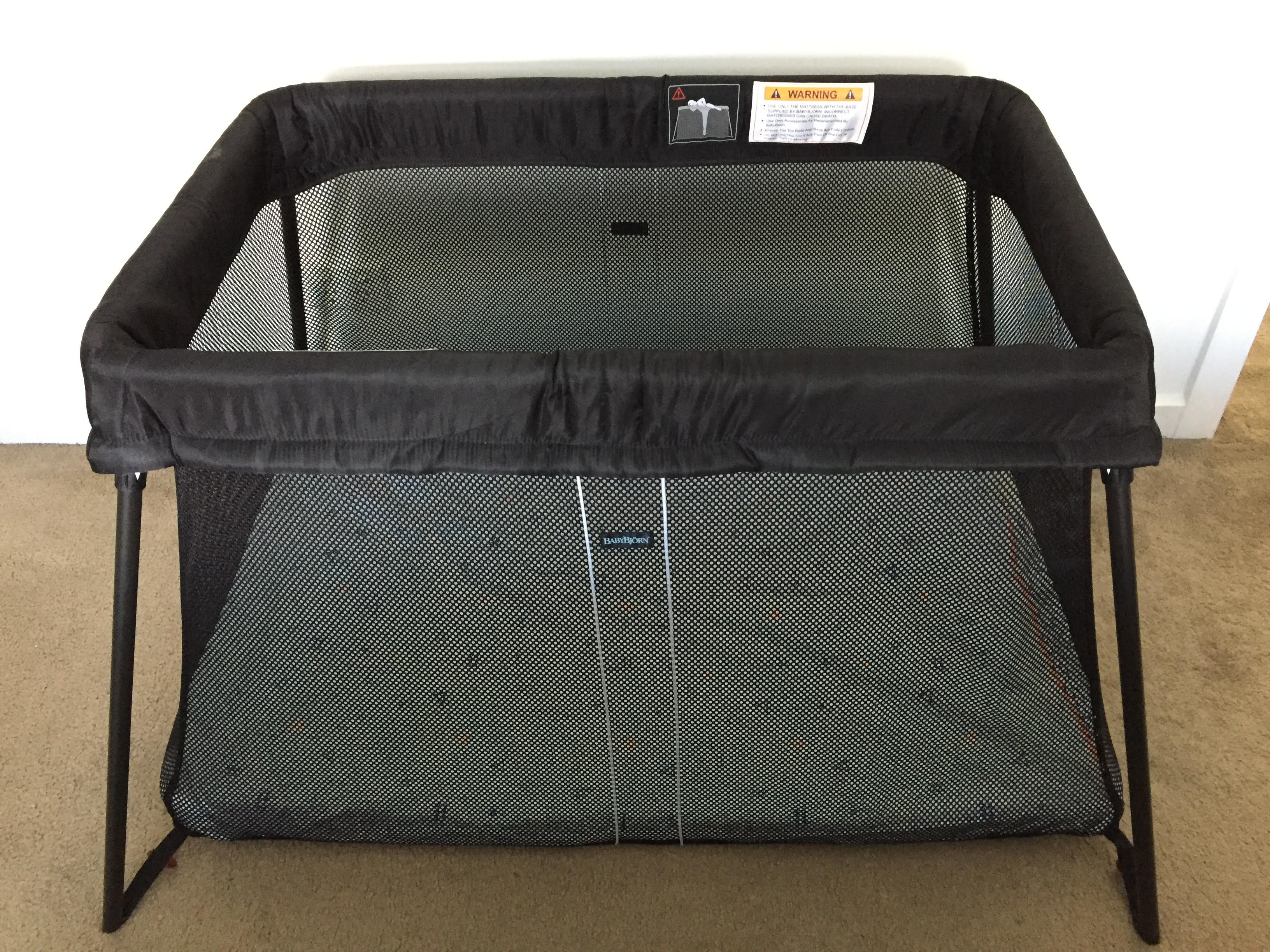 babybjorn travel cot mattress protector